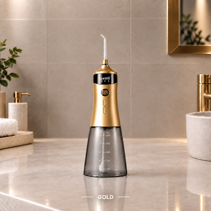 Pearly Shines™ Smart LED Display Electric Toothpick Water Flosser Oral Irrigator UV Sterilizer Timer Memory Function Dental Flosser
